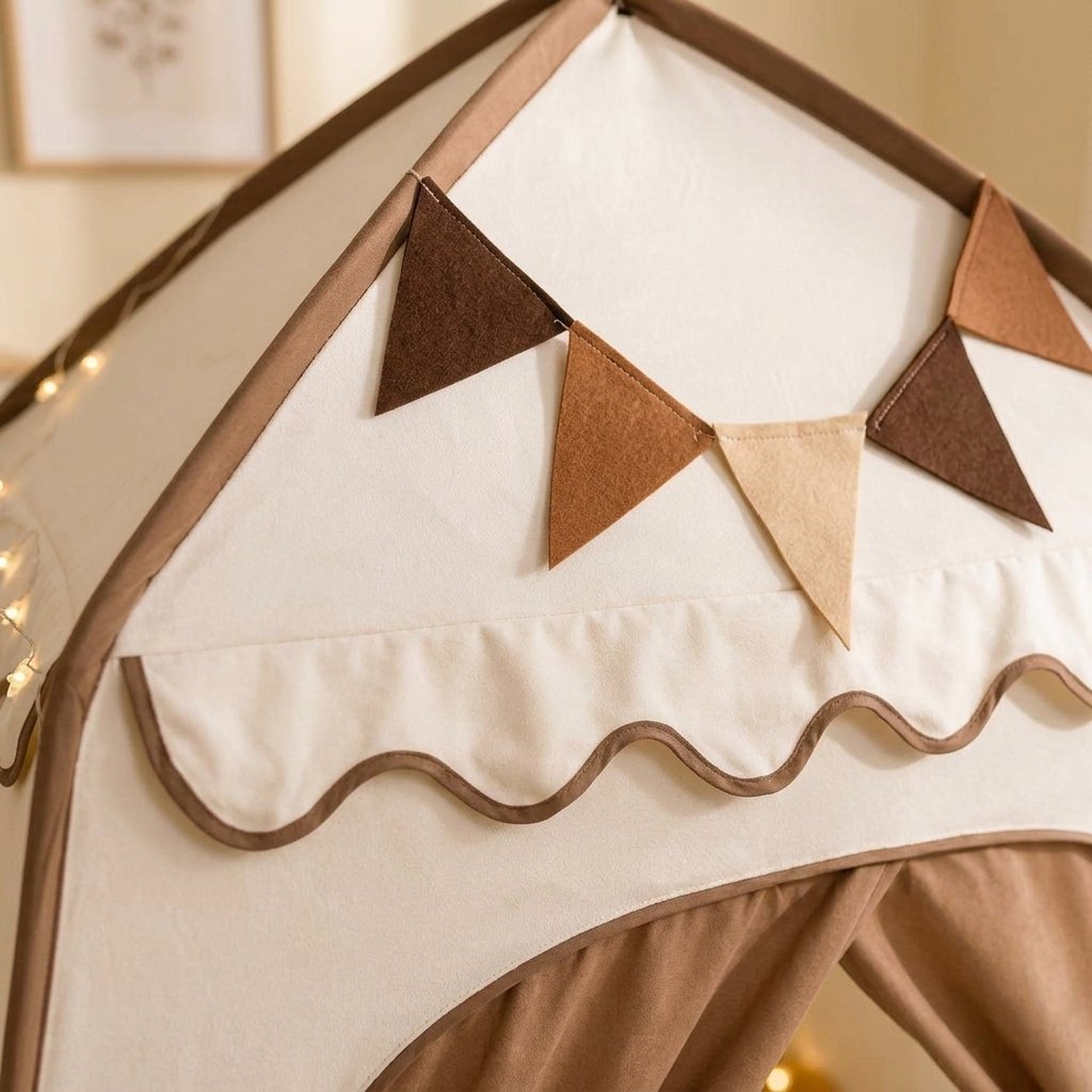 Kids Indoor Play Tent with Curtains