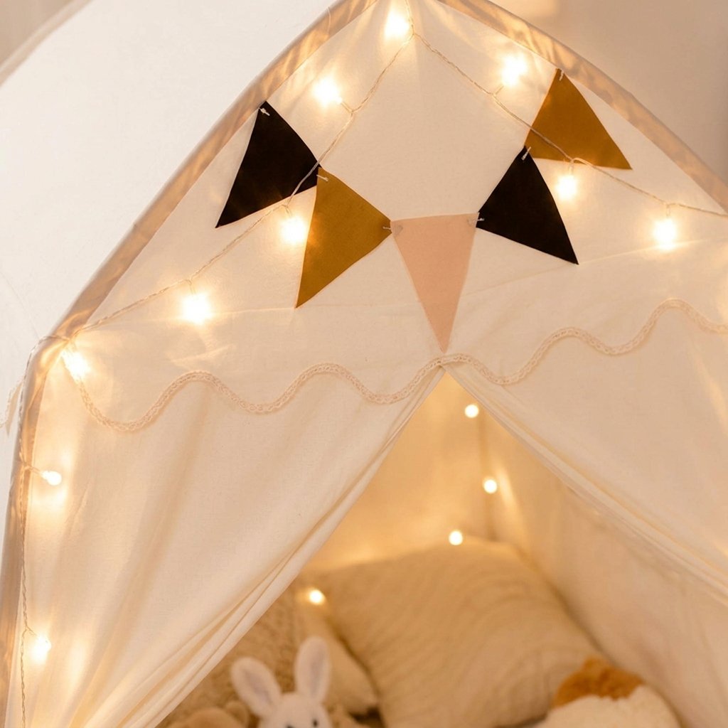Kids Play Tent with Fairy Lights