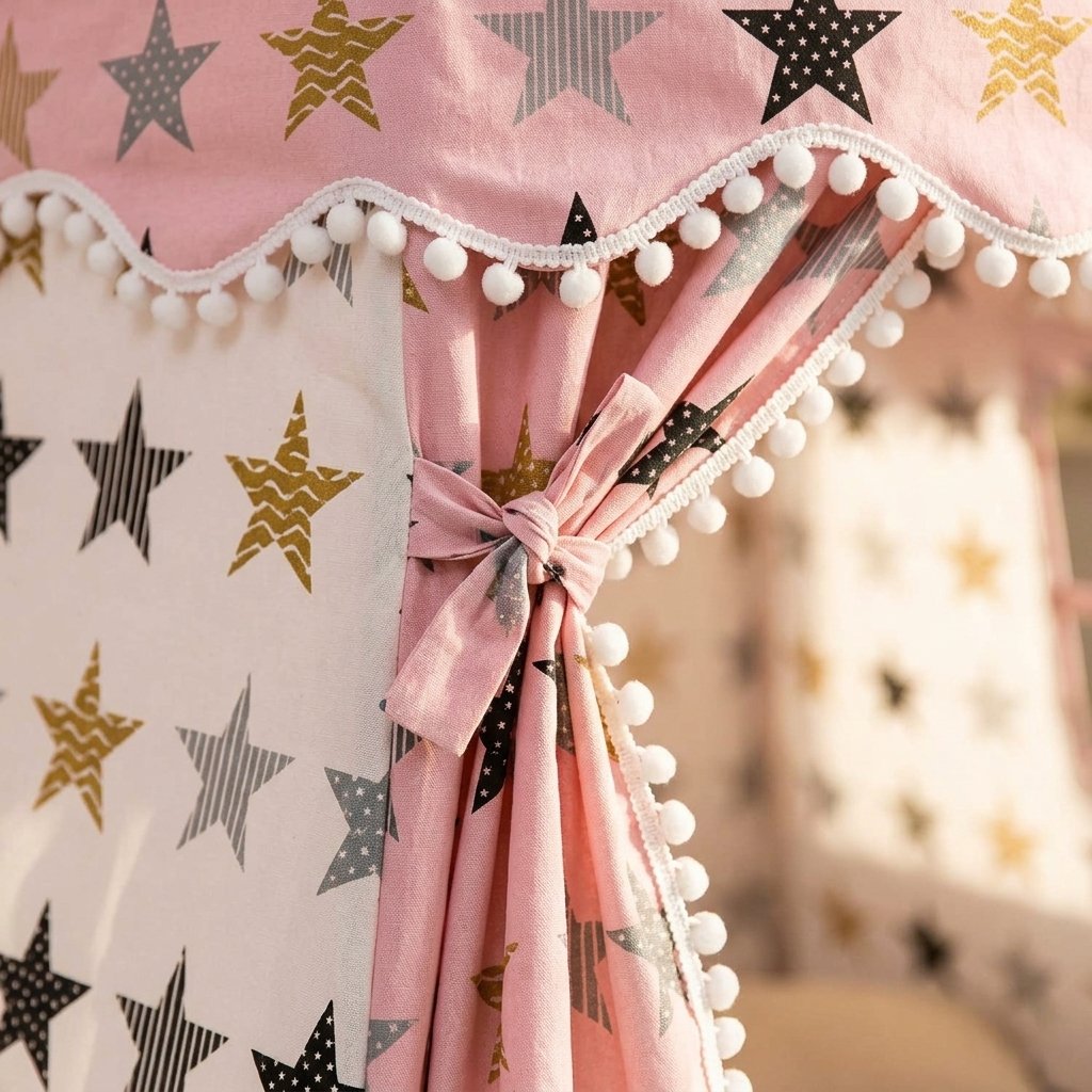 Kids Star Print Indoor Play Tent