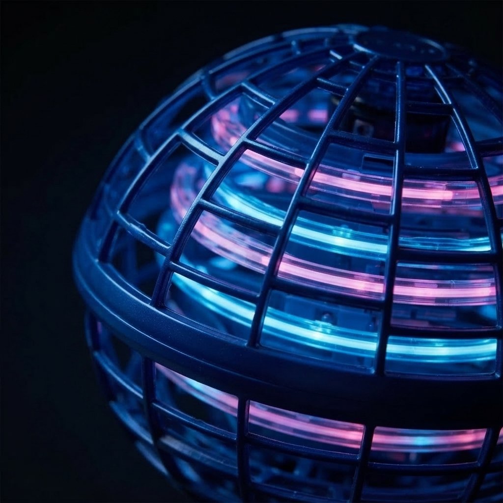 LED Flying Hover Ball with Colour-Changing Lights