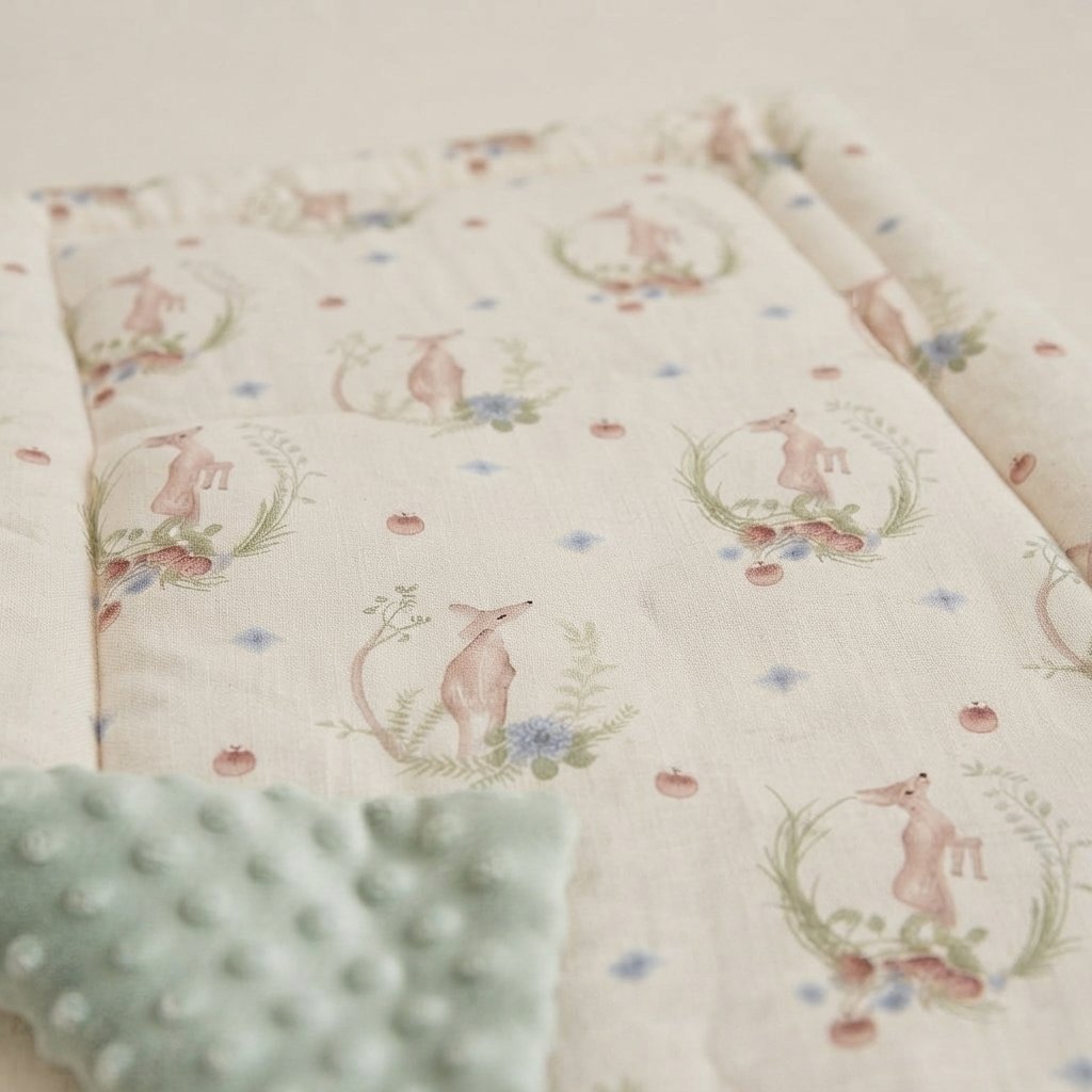 Linen Baby Changing Mat – Cushioned