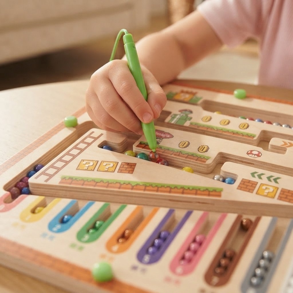 Magnetic Maze Board – Colour Sorting