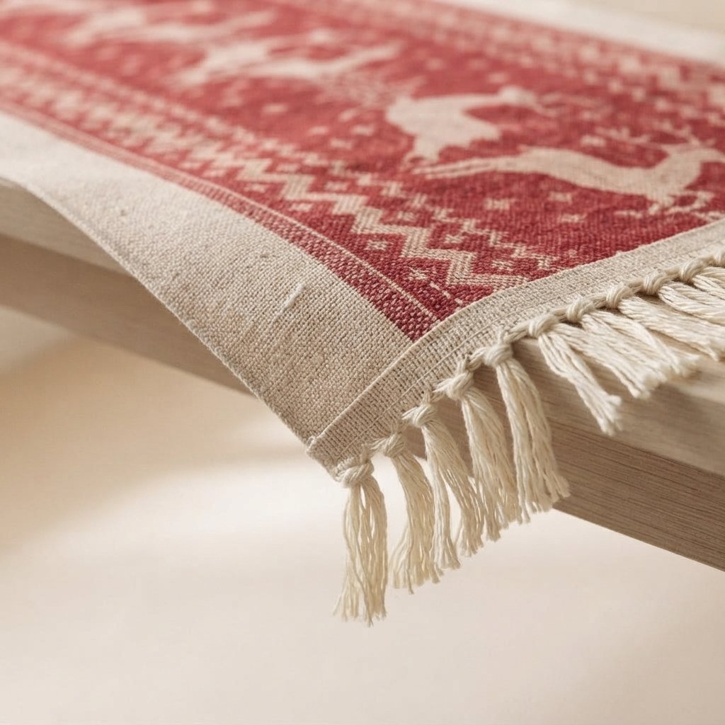 Nordic Reindeer Christmas Table Runner
