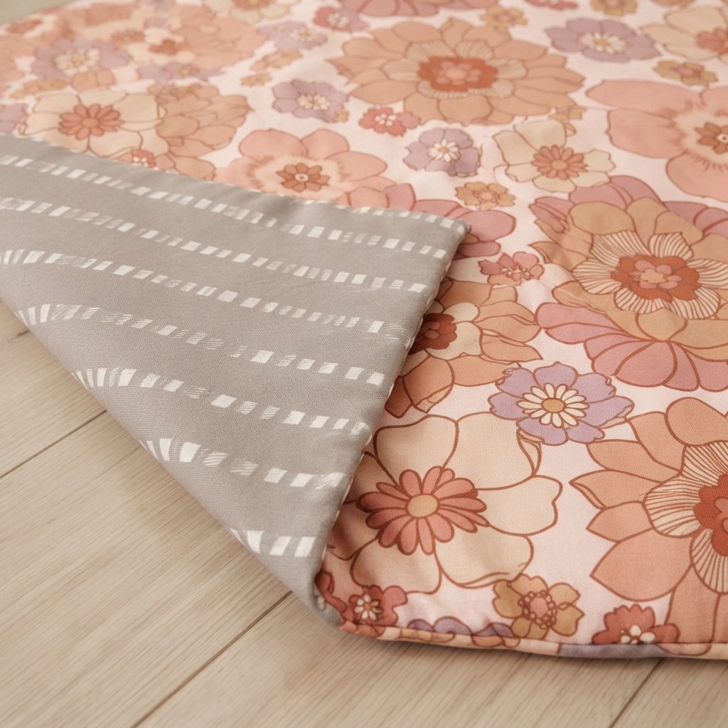Padded Play Mat – Blooms Floral Print