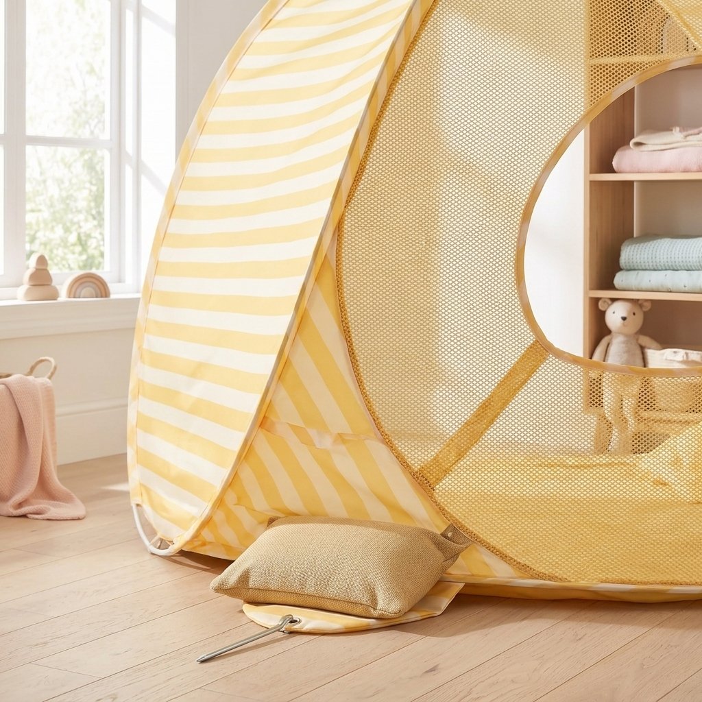 Pop-Up Beach Tent with Sand Toy Set