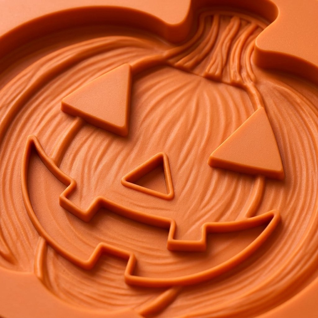 Reusable Jack-o'-Lantern Pumpkin Casting Mould for Concrete Stepping Stones – Halloween Garden Décor