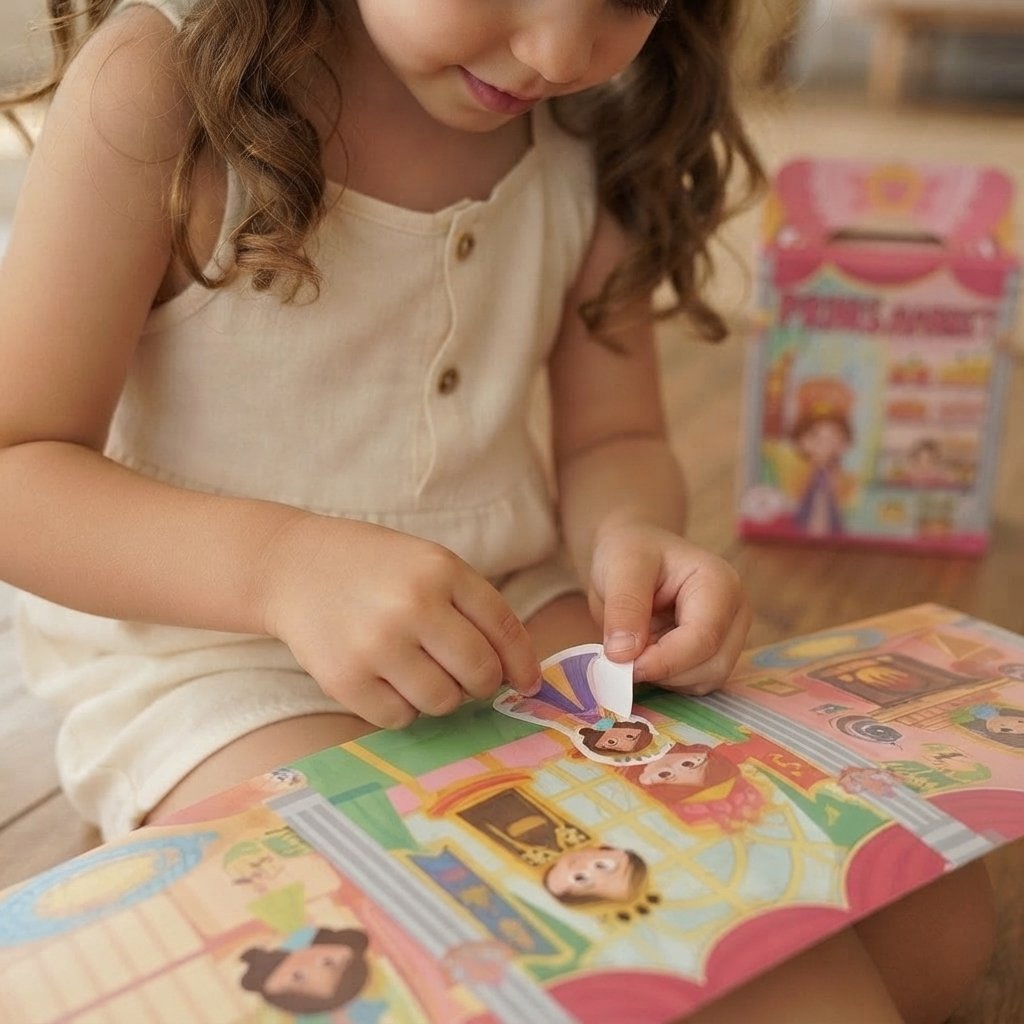 Reusable Sticker Book – 6 Themes