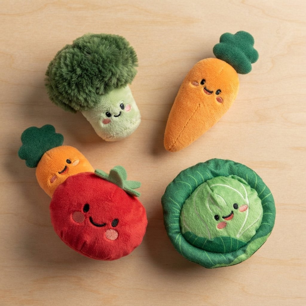 Sensory Garden Play Set with Plush Veg