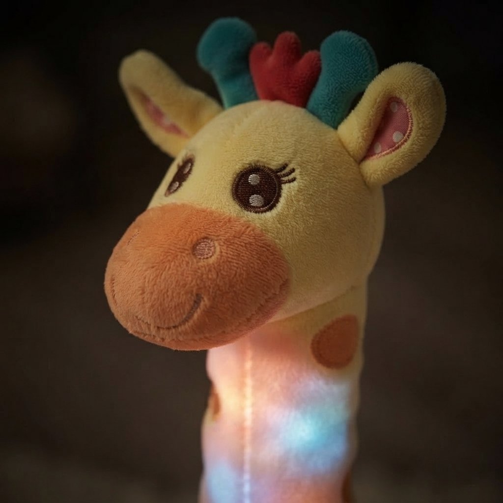 Singing Giraffe Plush Toy with Lights