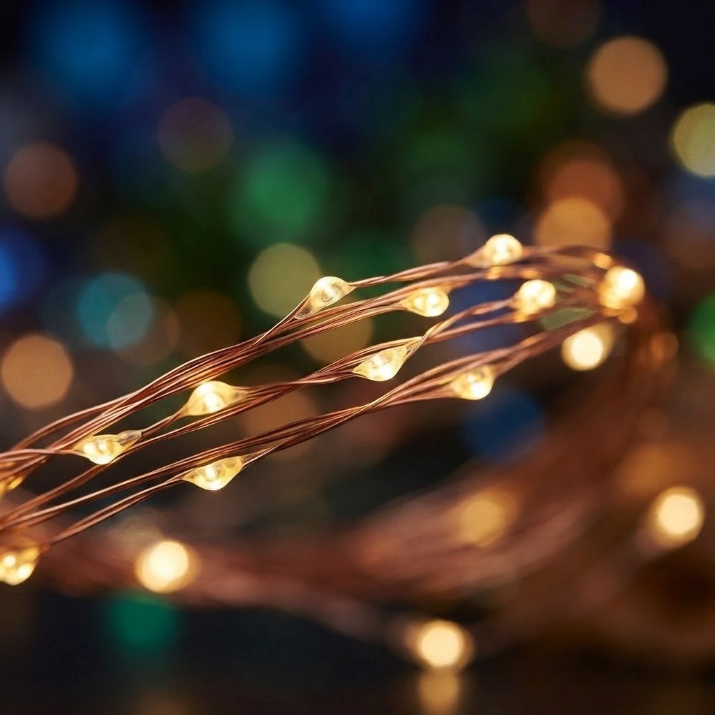 Solar Fairy Lights with Copper Wire
