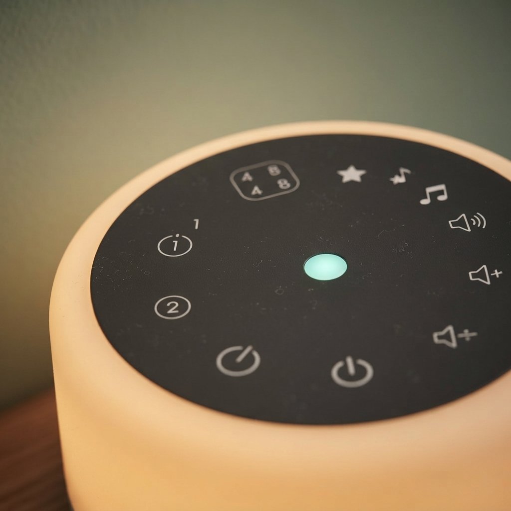 Sound Machine with Night Light & Timer
