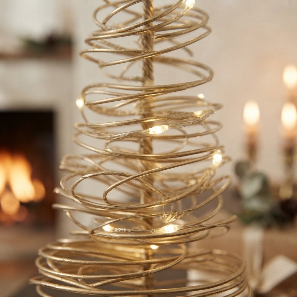 Spiral LED Christmas Tree, 33 cm