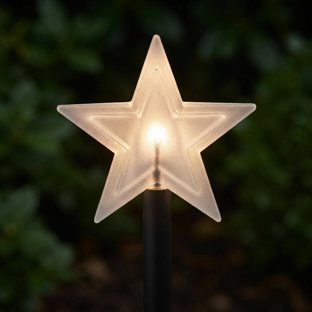 Star LED Garden Stake Lights, Set of 5