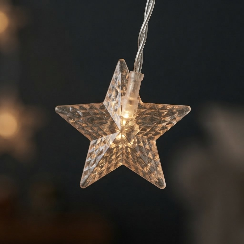 Star LED String Lights with Timer