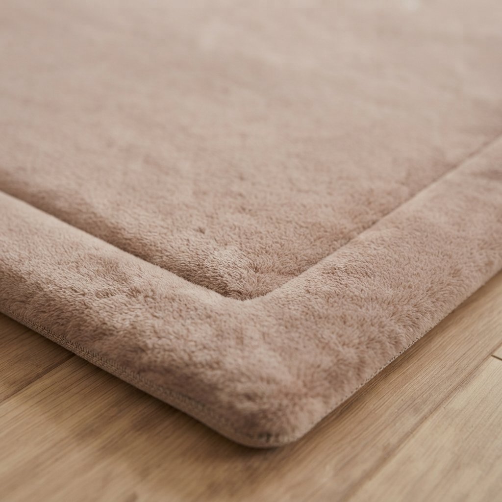 Thick Foam Play Rug – Light Brown