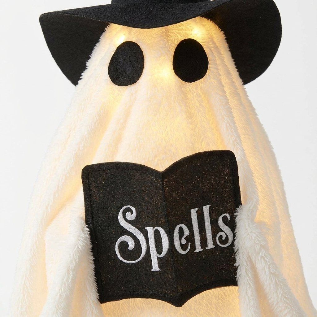 Wanda the Witch Ghost Outdoor LED Halloween Figure with 6-Hour Timer