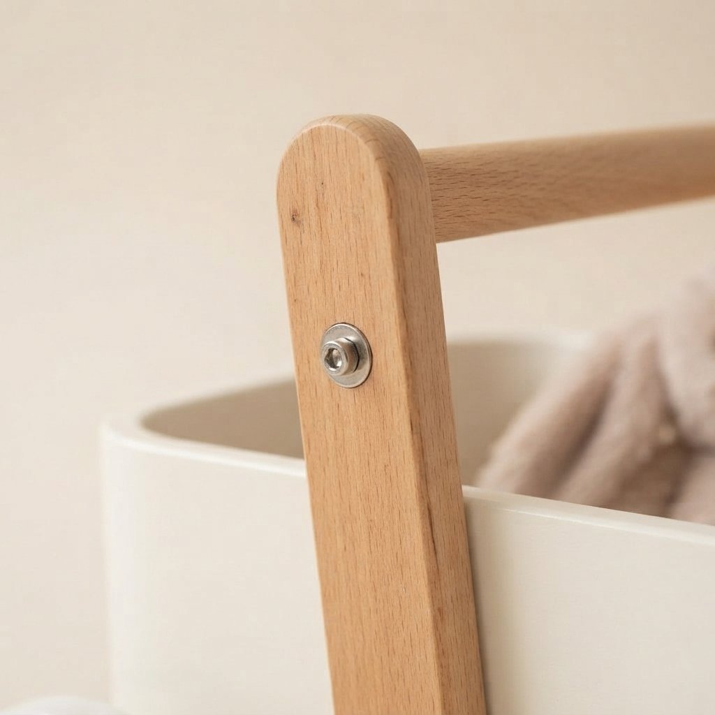 Wooden Baby Push Walker with Toy Box