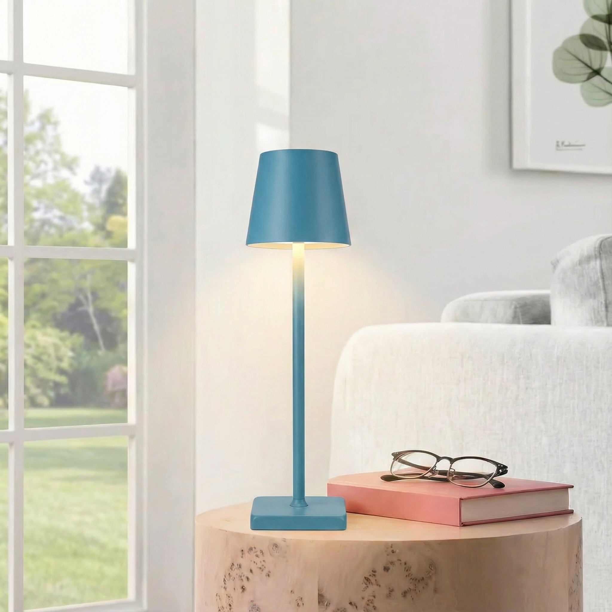Modern Touch Dimmable Rechargeable LED Table Lamp