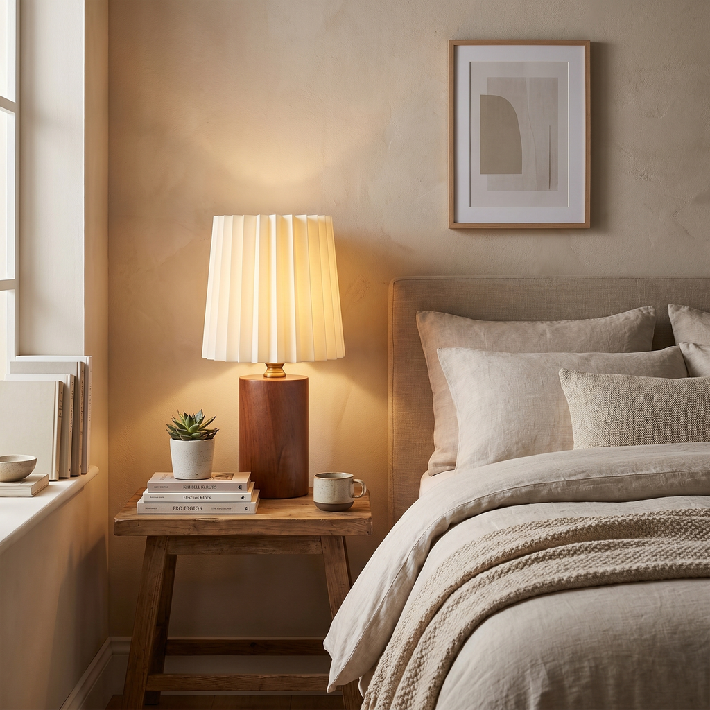 Nordic Wooden Table Lamp