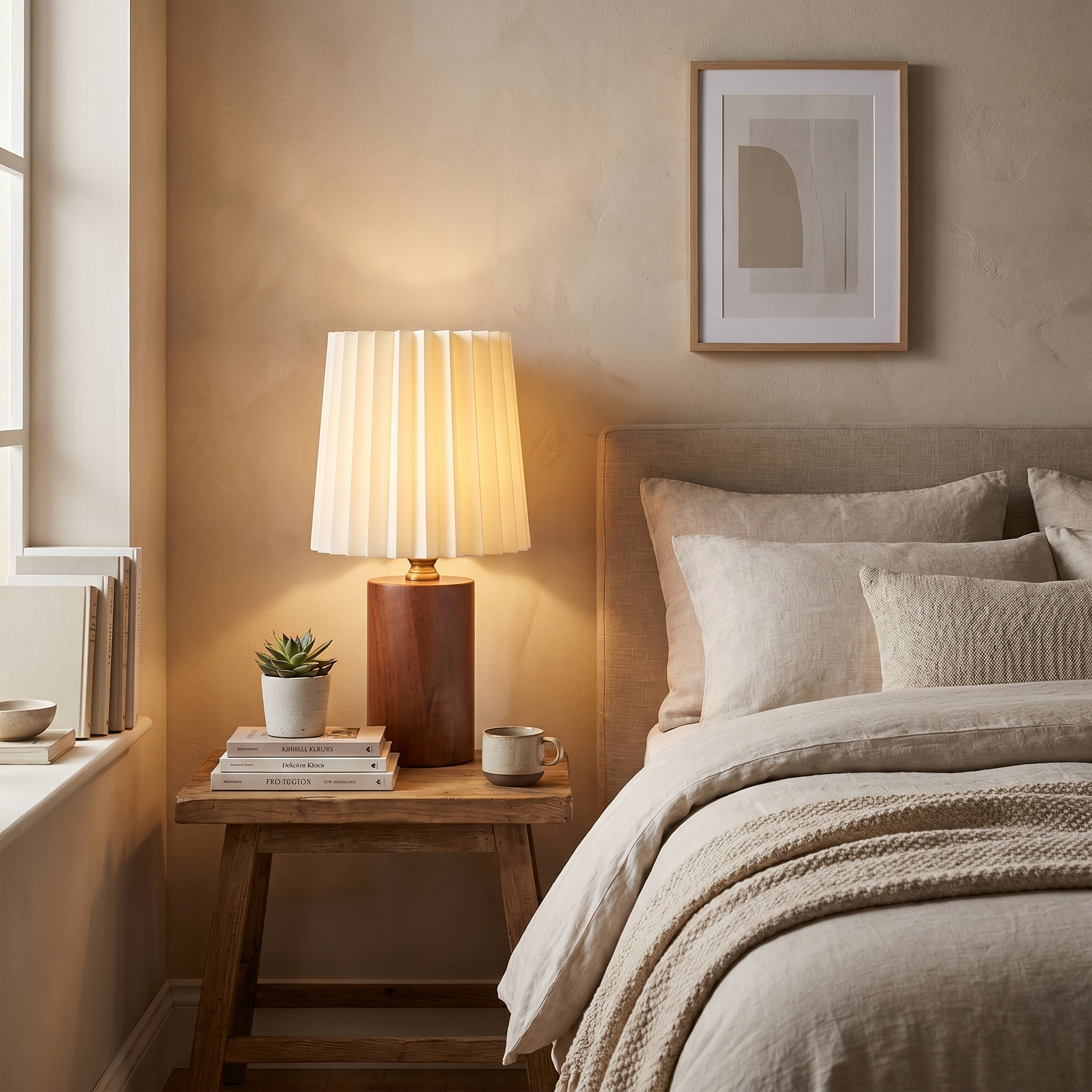 Nordic Wooden Table Lamp