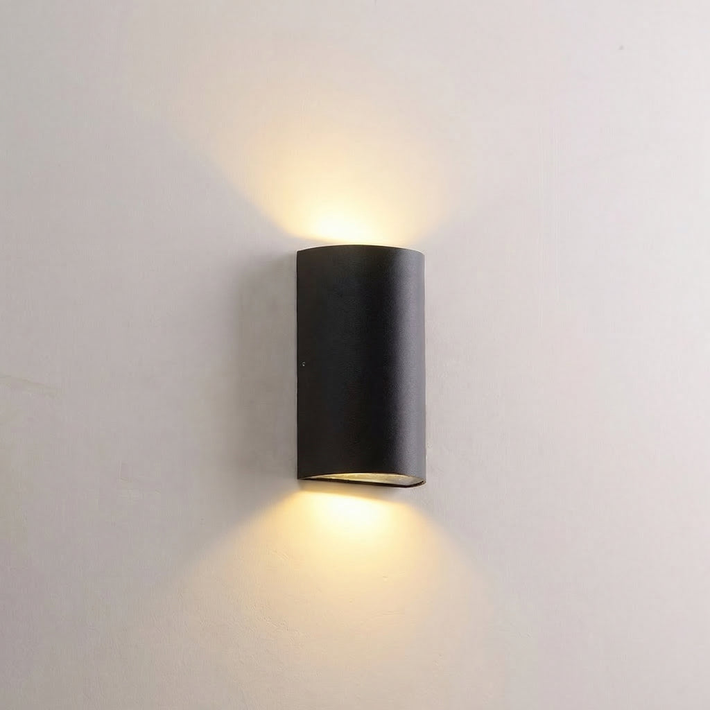 Modern Curved Up & Down Wall Light