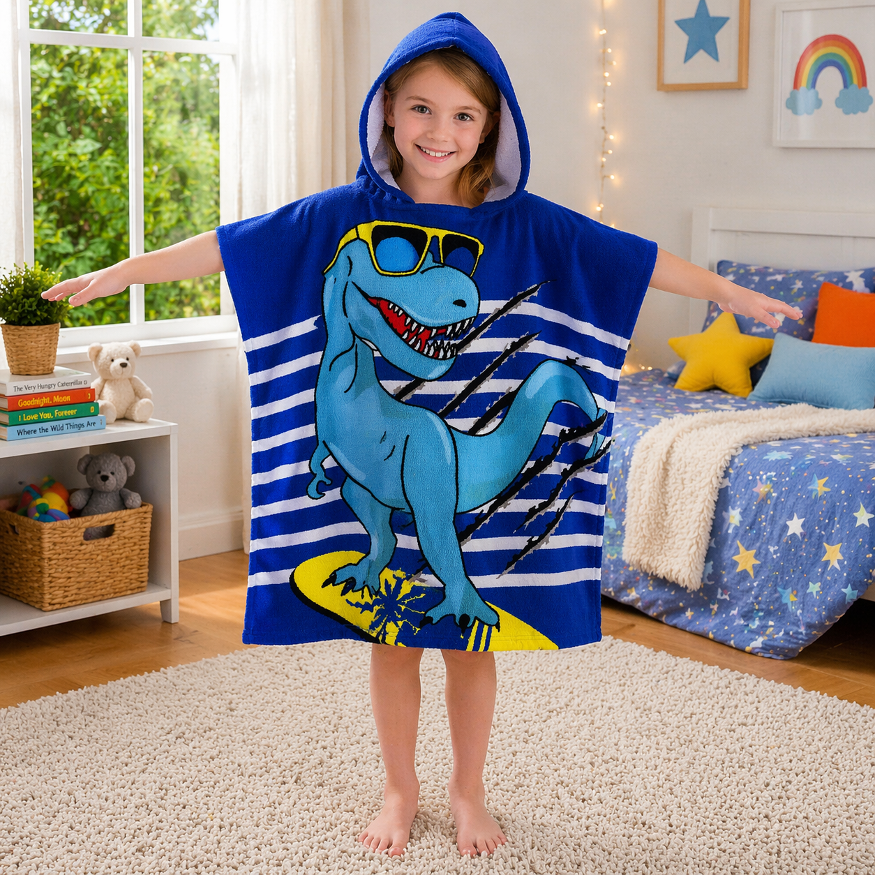 Kids Hooded Bath Towel