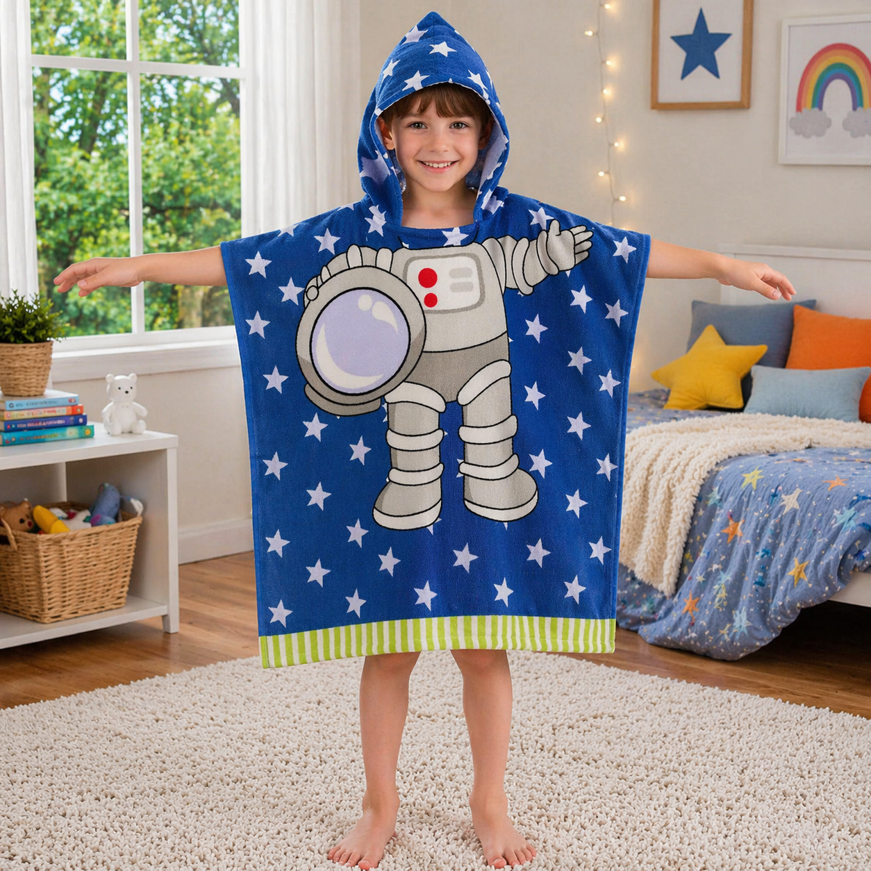 Kids Hooded Bath Towel
