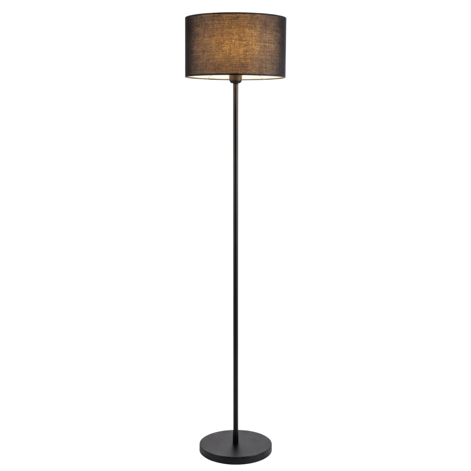 Mesh Floor Lamp with Fabric Diffuser