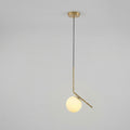 Nordic Geometric Glass Pendant Light