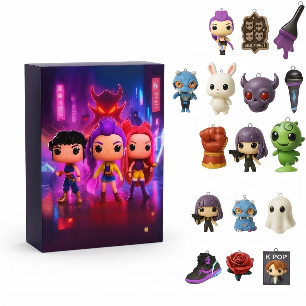 Anime K-Pop Advent Calendar with Mini Figures — KPop 2