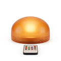 Battery-Operated LED Pumpkin Lights with Remote Control and Flickering Candle Mode — 1 pc