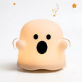 Ghost-shaped silicone touch night light with warm ambient glow — Ah Ah Style