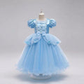 Girls' Princess Costume Dress with Tiara, Wand and Accessories Set — Turquoise