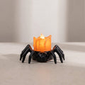 Halloween Spider LED Candle with Flickering Flameless Glow — 1 Candle