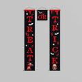 Halloween Trick or Treat Door Banner Set, 3 Pieces — Black