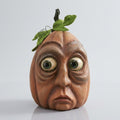 Hand-Painted Resin Expressive Pumpkin Character Decoration for Halloween — Herbert