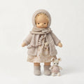 Handmade Cloth Doll & Stuffed Animal Gift Set — Style 1