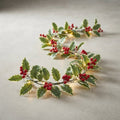 Holly Berry LED Garland with Warm Lights — 1 Set (2M)