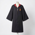 Hooded Wizard School Robe with Embroidered House Crest, Wand, Tie and Glasses — Gryffindor