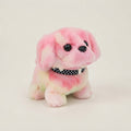 Interactive Plush Puppy with Walking & Barking — Pink