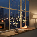 LED Star Curtain Light, Warm White — Type A