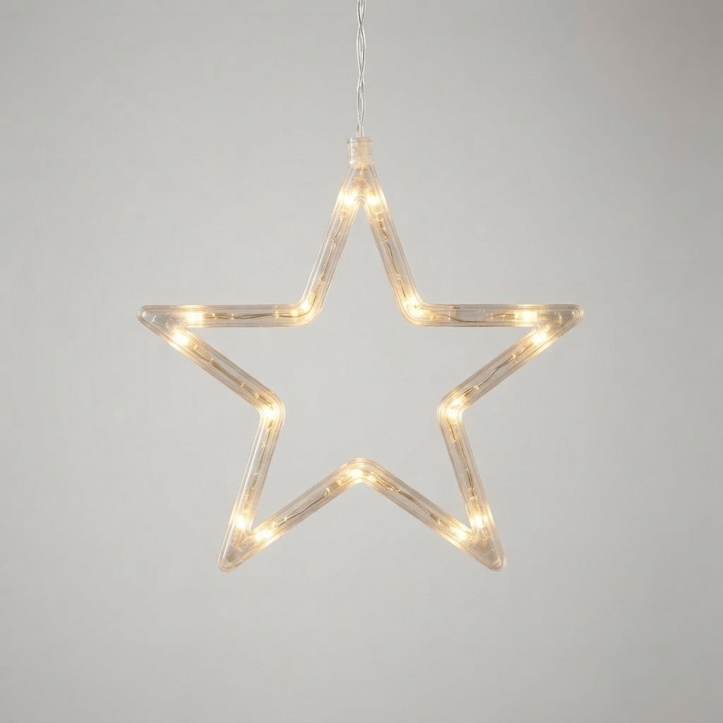 LED Star Curtain Lights – Warm White — Type A