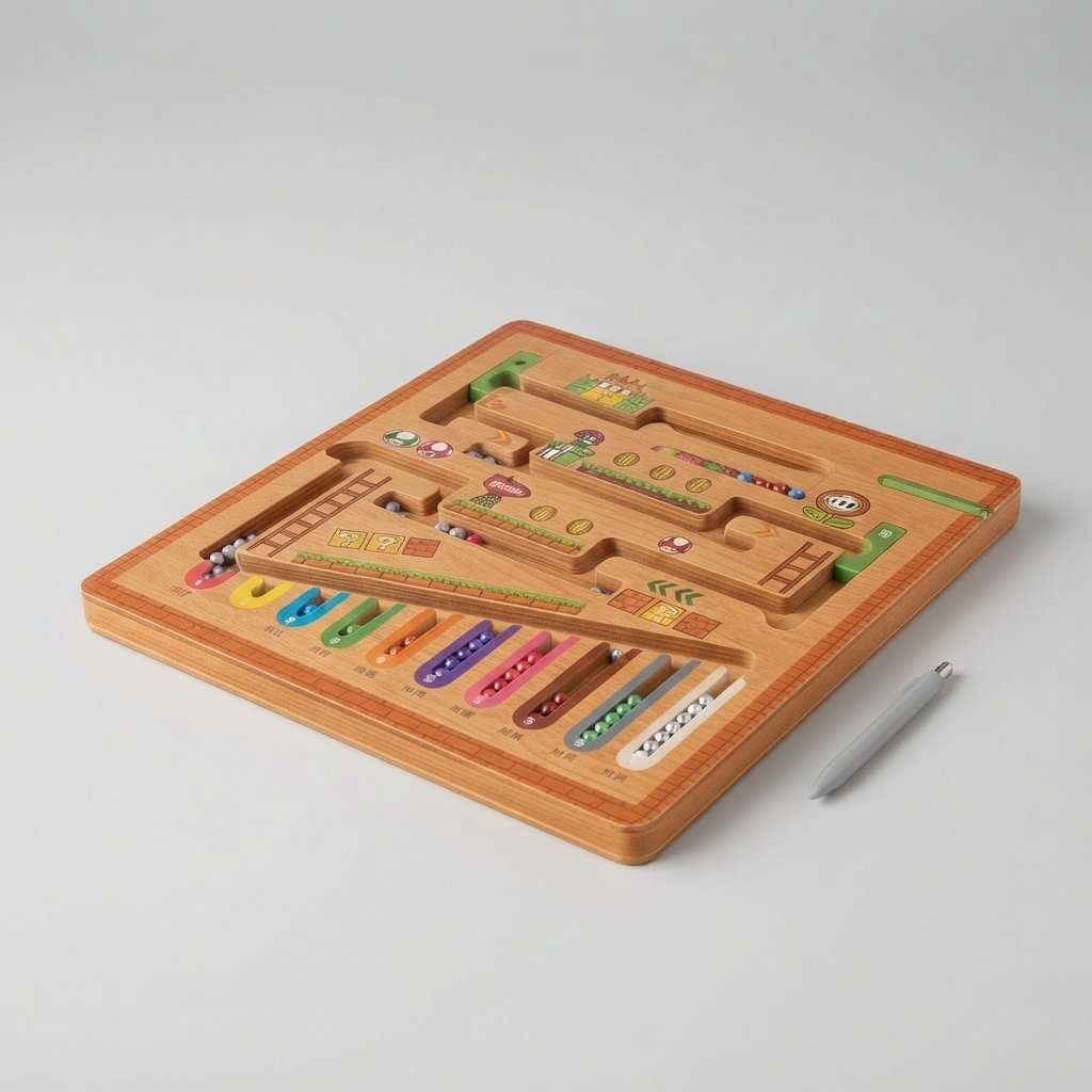 Magnetic Maze Board – Colour Sorting — Medium