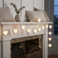 Paper Star LED Fairy Lights — Warm White Heart