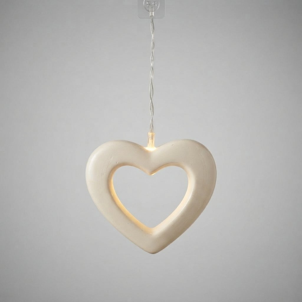 Paper Star LED Fairy Lights, Warm White — Warm White Heart