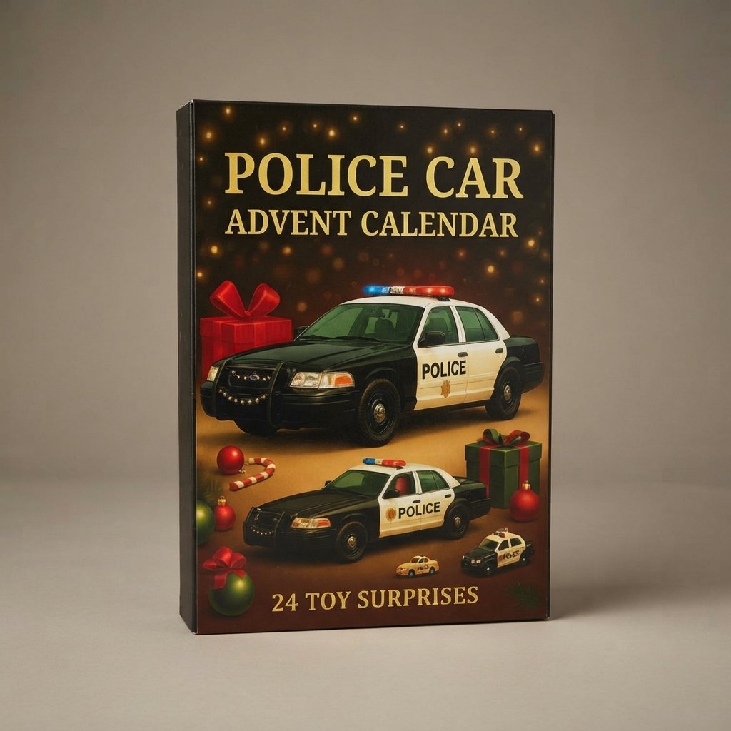 Police Car Advent Calendar, 24 Surprises — BUY 1 Advent Calendar