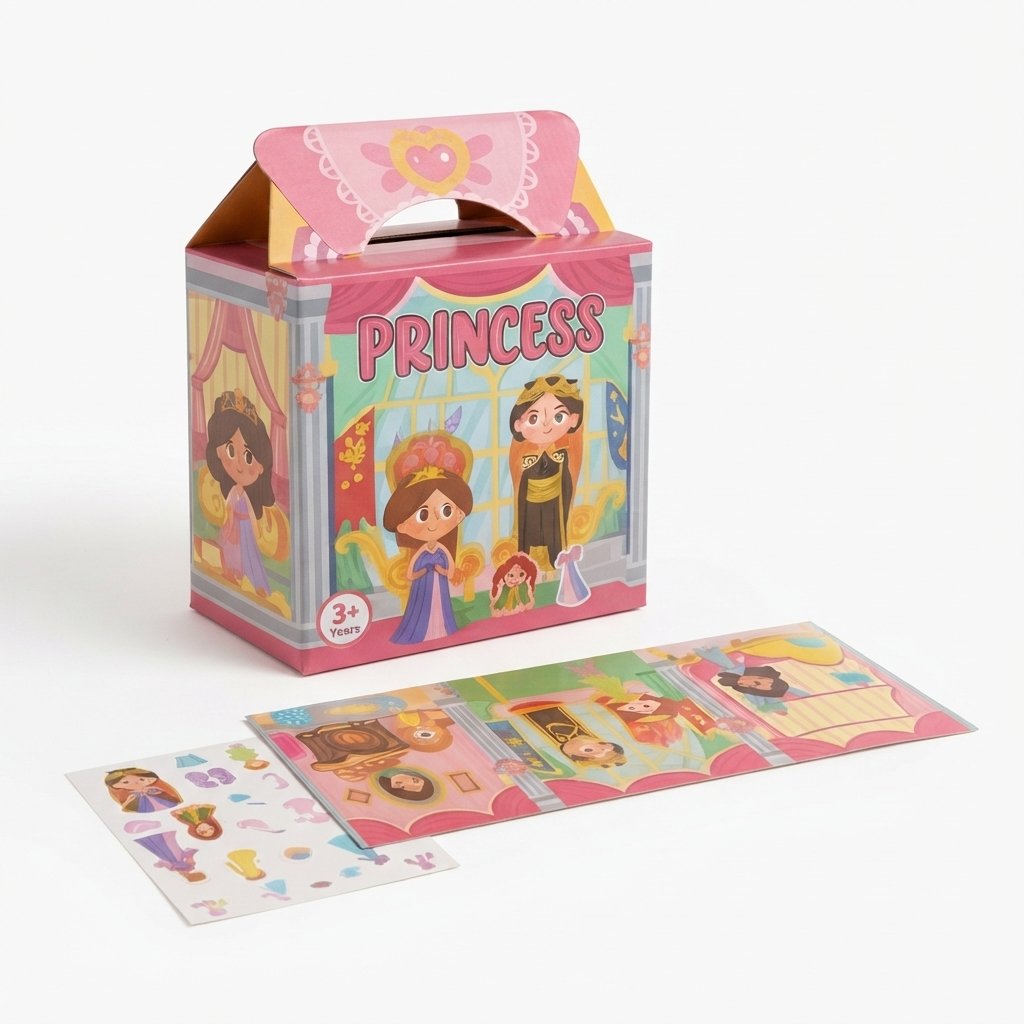 Reusable Sticker Book – 6 Themes — Princess