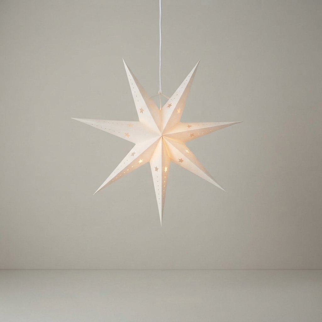 Seven-Point Paper Star Light — 30 cm