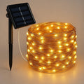 Solar Fairy Lights – 8 Modes, IP65 — Warm White