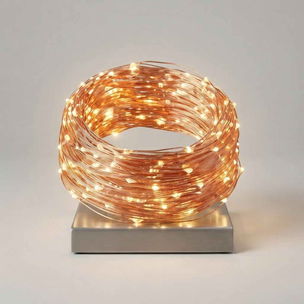 Solar Fairy Lights with Copper Wire — Warm White